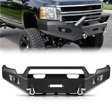 Front Bumper Fit For 2007 2008-2010 Chevrolet Silverado 3500 Hd Wd-rings Lights