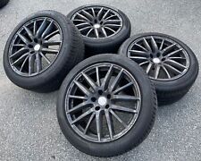Set Of 4 Used Oem 16-20 Maserati Quattroporte Ghibli Staggered Wheels Tires