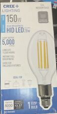 Cree 150-watt Clear Ed37 Hid Led Light Bulb Wmedium Base E39 Adapter - New
