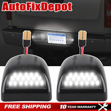 For Chevy Cadillac Gmc 2x Led License Plate Light Tag Lamp Assembly Replacement