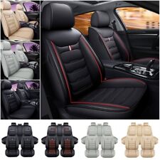 For 2009-2024 Toyota Venza Car Seat Covers Full Set Leather Front Rear Protector