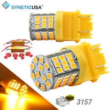 2x 31573057a Amberyellow Rear Turn Signal Parking Led Light Bulbs W Resistor