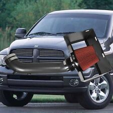 Cold Air Intake For 02-08 Dodge Ram 1500 4.7l5.7l Heat Shield Red