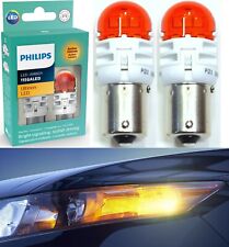 Philips Ultinon Led Light 1156 Amber Orange Two Bulbs Drl Daytime Running Lamp