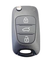 Rfc 3 Button Flip Key Case Housing For Hyundai I30 Remote Fob 2007 - 2015