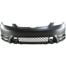 Bumper Cover For 2003-2004 Toyota Matrix Front Plastic Primed With Spoiler Holes