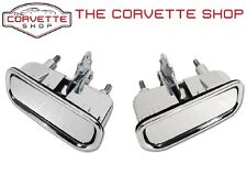 C3 Corvette Exterior Chrome Door Handle Pair W Gasket Lh Rh X2032 X2033 1969-82