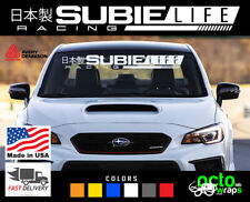 Fits Subaru Wrx Impreza Outback Forester Sti Wheels Windshield Decal Sticker