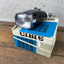 Vintage Cibie Generator Set Nos Bicycle Light Lamp Front Rear Groupe Red Nib