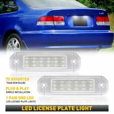 Auxito Led License Plate Lamp For 92-00 Honda Civic 2 Door Coupe Rear Tag Light