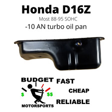 Turbo Oil Pan For Honda Civic Del Sol Crx Civic D16a6 D16a8 D16a9 D16z6 D16z9