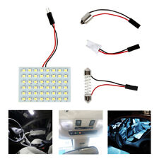 48 Led 1210-48smd Light Board T10 Dome Ba9s Adapter White For Reading Roof Trunk