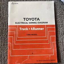 Toyota Truck 4runner 1986 Model Electrical Wiring Diagram