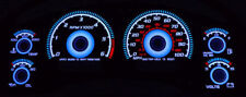 Blue Glow Gauge Face Overlay New For 98-04 Chevy S10 Truck Blazer W Tach S-10