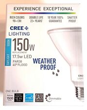 Cree Led 150w17.5w Par38 Daylight 5000k Weatherproof Dimmable Flood Bulb
