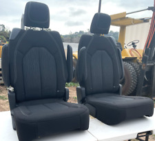 Pacifica Seats Black Cloth Pulled Out Van Transit Trucks Jeep Hotrod 2 Pieces