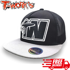 T-works Trucker Hat Team Flat Bill Snapback Rc Car Truck Racing Nitro Brushless
