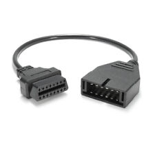Gm 12 Pin Obd1 To 16 Pin Obd2 Convertor Adapter Cable For Diagnostic Scanner