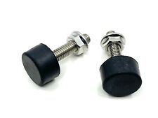 Hood Adjustment Rubber Bumper Stoppers Stainless Steel 2pcs Fits Nova Chevelle