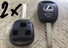 2xnew Lexus Remote Shell Keyless Entry Short Key Fob Replacement Wlogo Blades