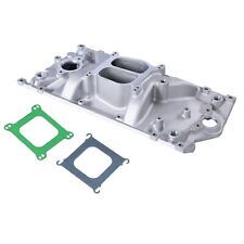 For Chevy Small Block Vortec V8 5.7l350 Carbureted Dual Plane Intake Manifold