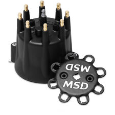 Msd 84333 Replacement Distributor Cap For Gm V8 Male Hei-style Clamp-down