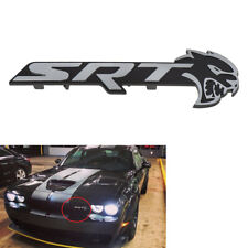 Oem 2015-19 Dodge Challenger Silver Srt Hellcat Grille Emblem Mopar 68320442ac