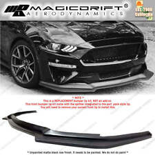 For 18-21 Ford Mustang Gt Perf. Style Front Bumper Chin Lip Spoiler Kit