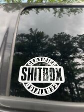Certified Shitbox Bumper Window Vinyl Sticker Decal