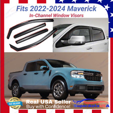 For Ford Maverick 2022-24 In-channel Window Visors Wind Sun Guard Bug Deflectors