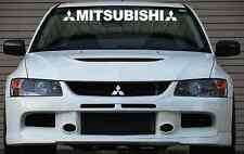 Mitsubishi Vinyl Windshield Banner Decal 4x40