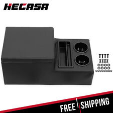 Hecasa Black Center Console Kit For 07-2021 Chevy Tahoe Ppv Or Suv Truck Police
