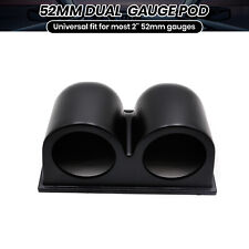 2inch 52mm Universal Black 2 Dual Hole Dash Gauge Pod Car Meter Mount Holder Cup