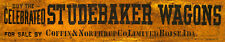 Studebaker Wagons Advertising Metal Sign