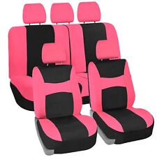 Light Breezy Flat Cloth Car Seat Cover Set For Auto Truck Suv Van - Full Set
