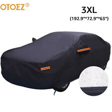 5 Layer Outdoor Car Cover Cotton Lining Breathable Waterproof Weather Protector