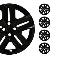 4x 16 Wheel Covers Hubcaps For Honda Civic Black