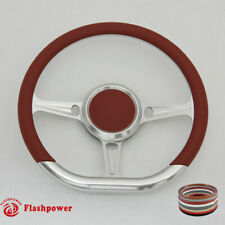 14 D Type Billet Steering Wheels Half Wrap Ford Fairlane Galaxie Ltd