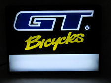 Vintage Gt Bicycles Lighted Dealership Bike Shop Sign Bmx Ac187