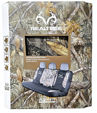 Realtree Full Size Bench Seat Cover Flex Fit Technology Camouflage And Black