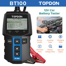 2024 Topdon Bt100 Digital Battery Analyzer 12v Car Battery Load Tester
