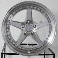 4-new 18 Aodhan Ds05 Ds5 Wheels 18x8.518x9.5 5x100 3535 Silver Staggered Rims