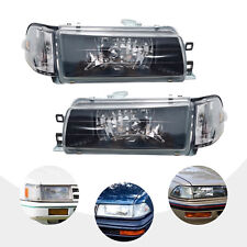For 88-92 Toyota Corolla Sedan Headlights Front Lamps Corner Light Leftright Us