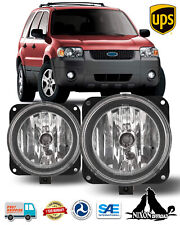 Fog Lights For 2005-2006 Ford Escape Clear Front Driving Bumper Lamps Leftright