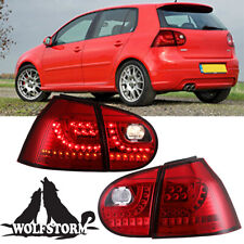Led Tail Lights For 2006-2009 Volkswagen Vw Gti Rabbit Golf Mk5 Lamps Leftright