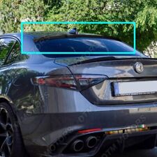 For 2017-2023 Alfa Romeo Giulia Real Carbon Fiber Rear Roof Window Spoiler Wing