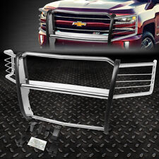 For 14-18 Chevy Silverado 1500 Stainless Steel Front Bumper Grille Brush Guard