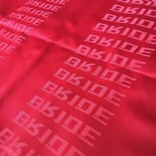 Full Red Jdm Bride Fabric Cloth For Car Seat Panel Armrest Decoration 1m1.6m