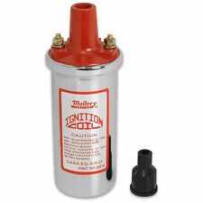 Mallory 29219 Street Performance Ignition Coil Chrome Canister Red Top