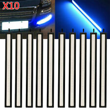 10 X Led Cob Car Drl Driving Daytime Running Lamp Fog Light Blue Waterproof